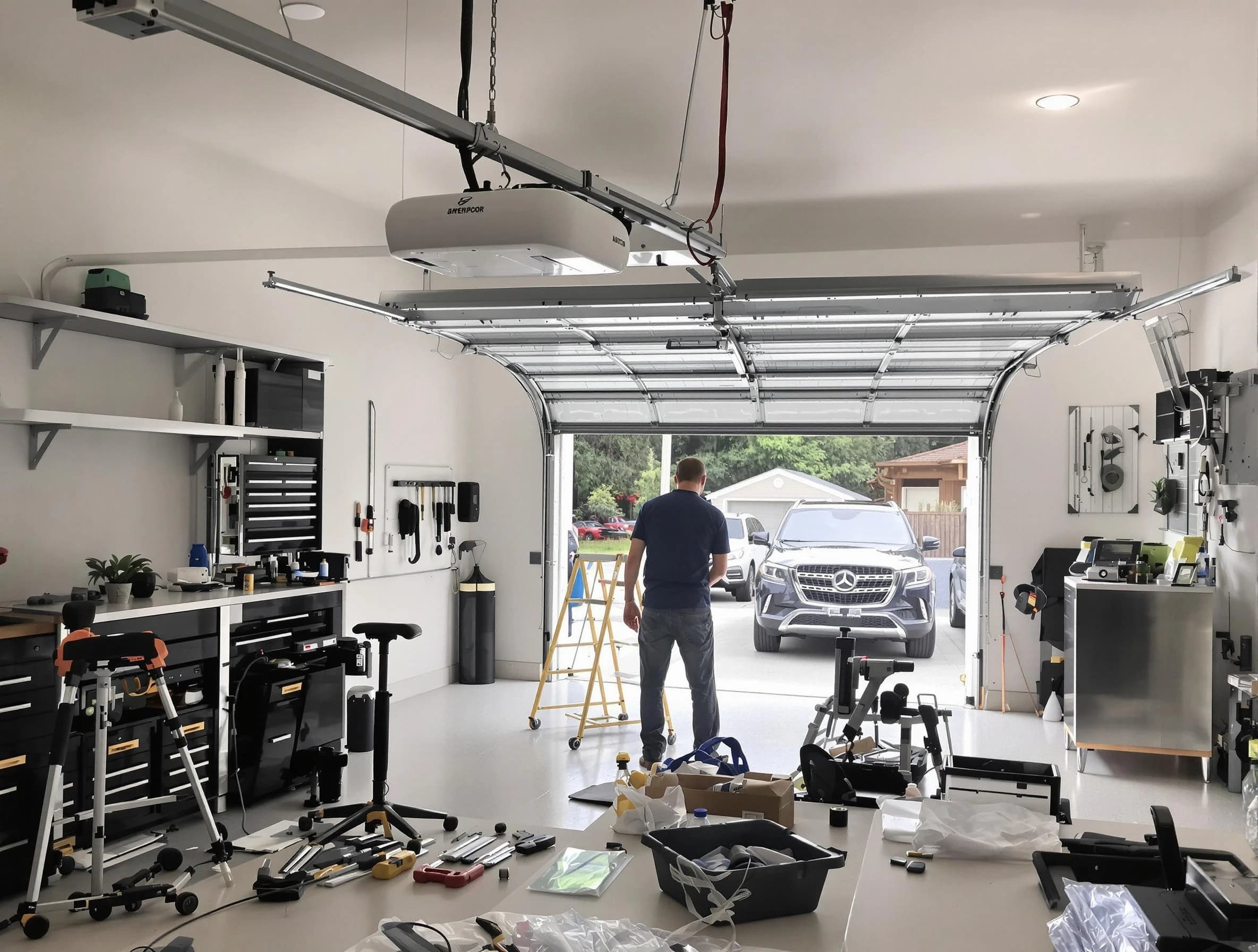 Garage door opener installation by Tyrone Garage Door Repair in Tyrone