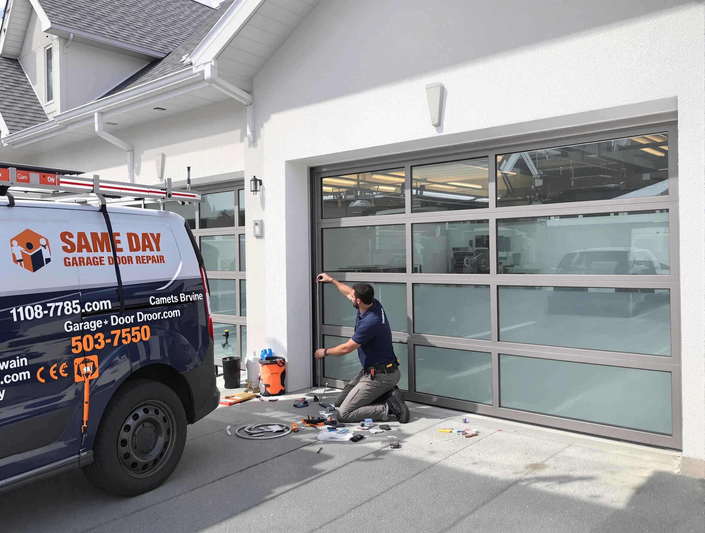 Same-day garage door repair service by Tyrone Garage Door Repair in Tyrone