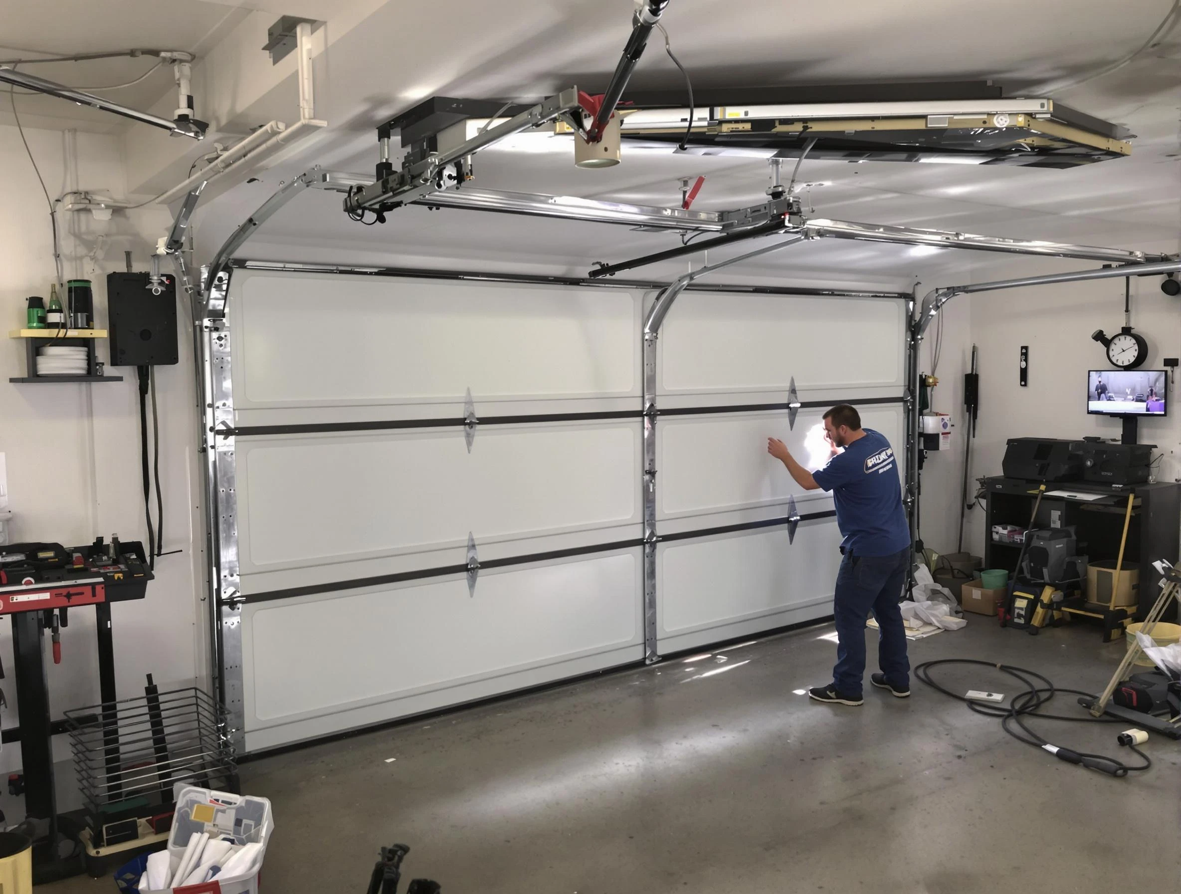 Professional garage door repair service by Tyrone Garage Door Repair in Tyrone
