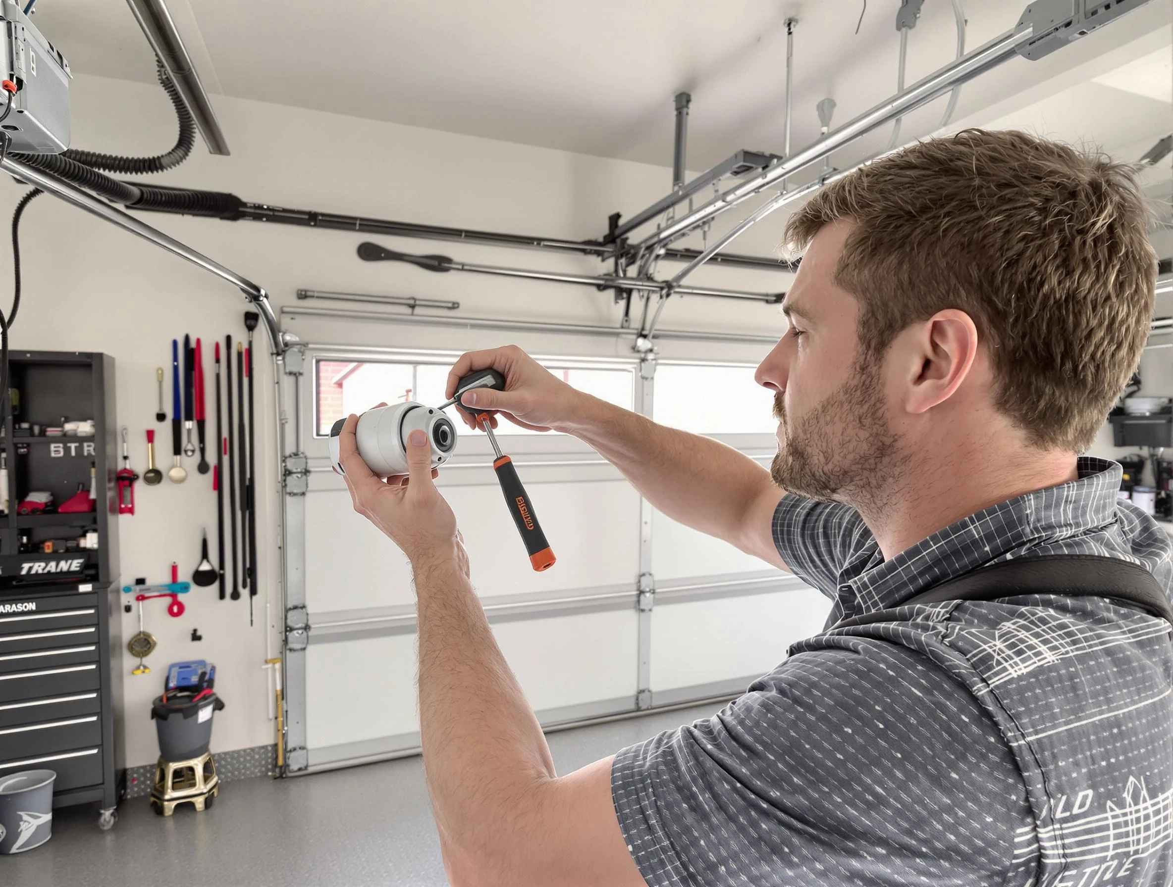 Garage door opener repair service by Tyrone Garage Door Repair in Tyrone