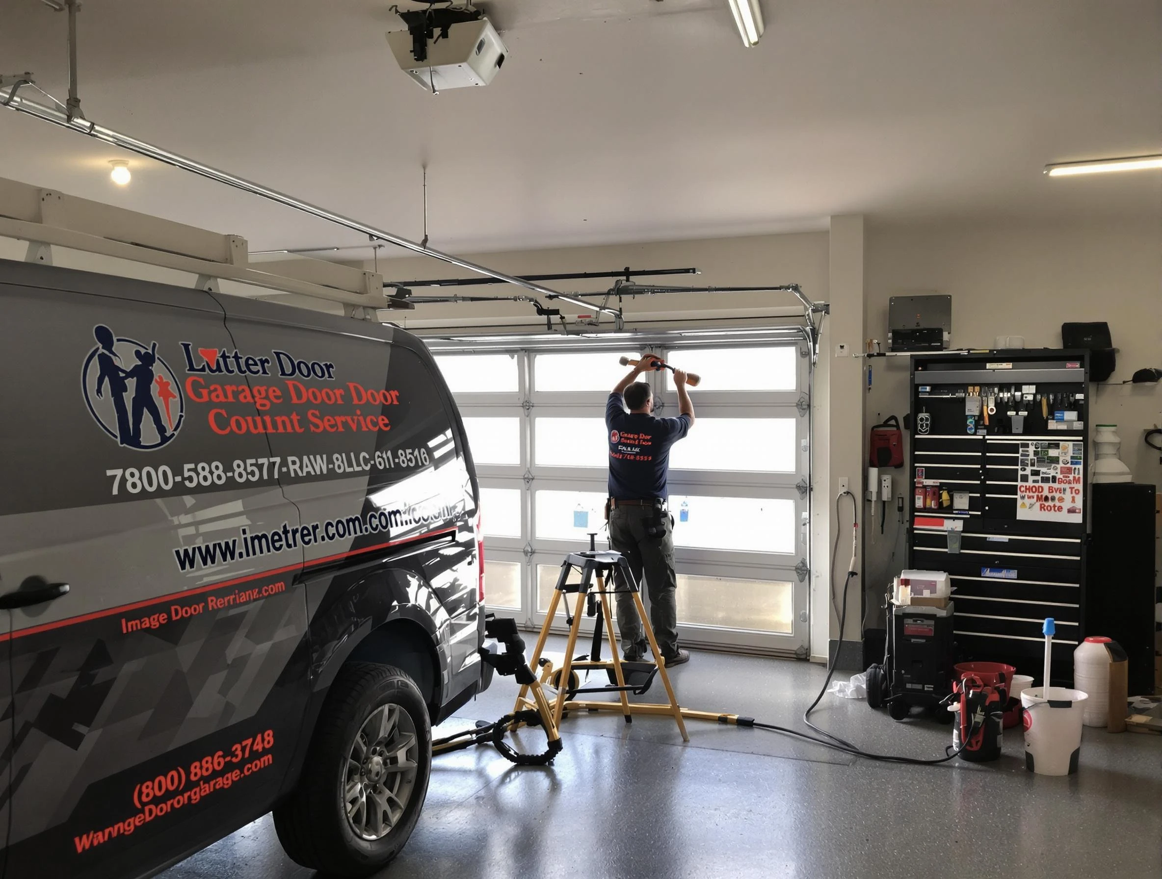Tyrone Garage Door Repair rapid response team performing same-day repair in Tyrone