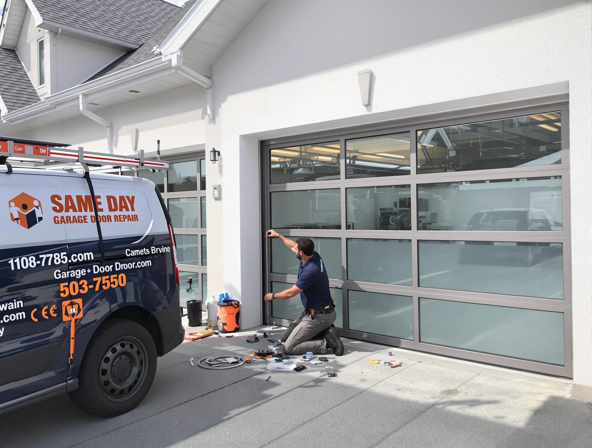 Same-day garage door repair service by Tyrone Garage Door Repair in Tyrone